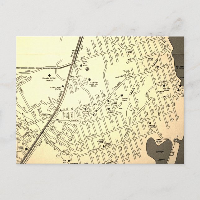 Sainte-Hélène, OU Carte Vintage (Devant)