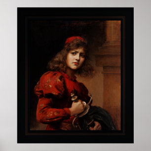 Sainte Jeanne d'Arc by Paul de La Boulaye Poster
