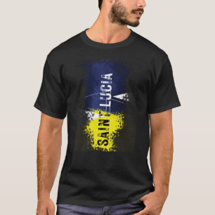 Sainte-Lucie tout simplement beau t-shirt