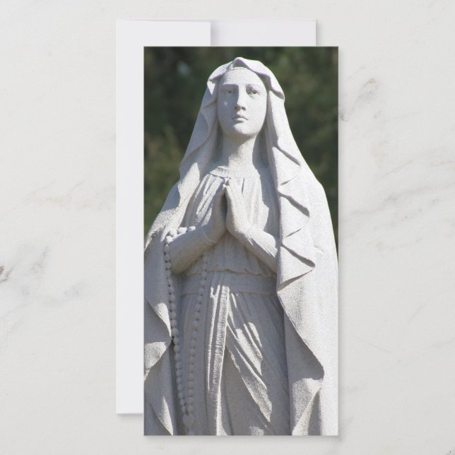 Sainte Marie en Carte photo de prière (Devant)