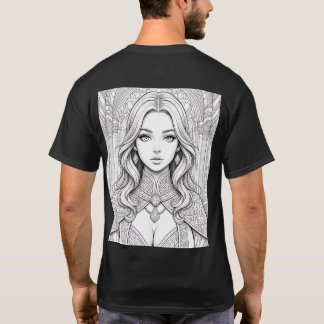 Sainte Prêtresse de Lumière – T-Shirt Ligne Artist
