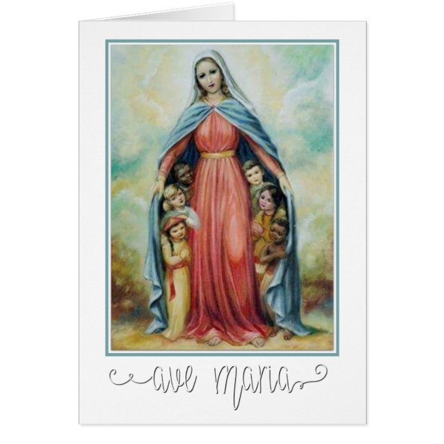 Sainte Vierge Marie Enfants religieux catholiques (Devant)