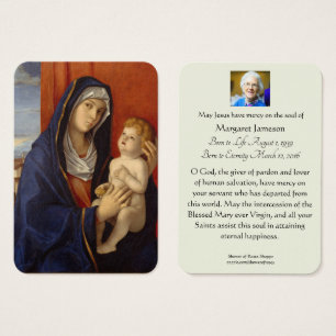 Sainte Vierge Marie Jésus Prière funéraire