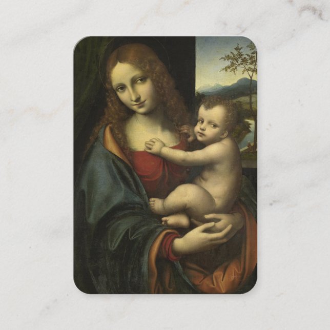 Sainte Vierge Marie Prière Jésus Carte religieuse (Devant)