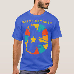 SaintGeorges Quebec Canada Vintage Distressed Souv T-Shirt