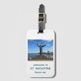 Saintly Arms Lifted Luggage Tag
