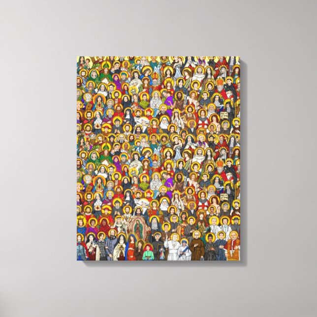 Saints, All saints, Catholic Saints Canvas Print (Front)