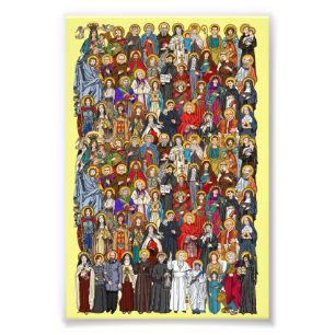 Saints, All saints, Catholic Saints Photo Print