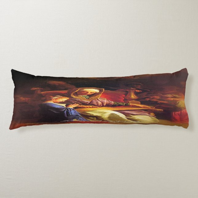 Saints Anne and Joachim, Parents of Mary Body Pillow (Front)