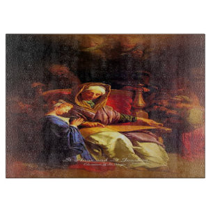 Saints Anne and Joachim, Parents of Mary Cutting Board