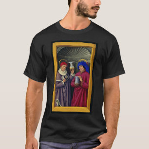 Saints Cosmas and Damian by Jean Bourdichon T-Shirt
