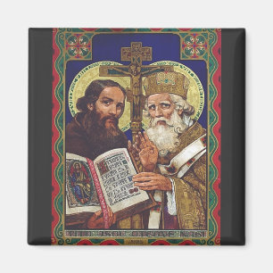 Saints Cyril and Methodius Patrons of Europe Magnet