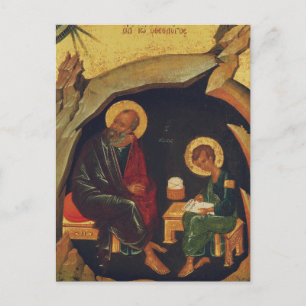 Saints John the Theologian and Prochoros Postcard