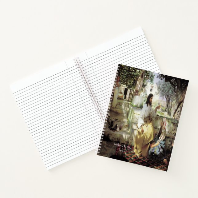 Saints Martha and Mary of Bethany Notebook (Inside)