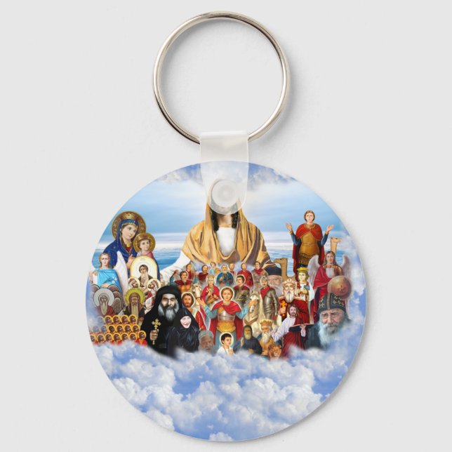 Saints of the coptic church keychain (Front)
