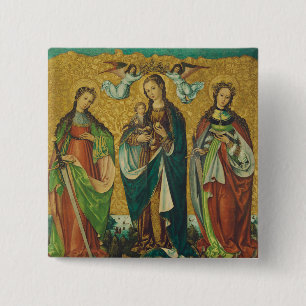 Saints Perpetua and Felicity 2 Inch Square Button