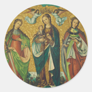 Saints Perpetua and Felicity Classic Round Sticker