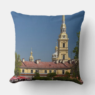 Saints Peter and Paul Cathedral Throw Pillow