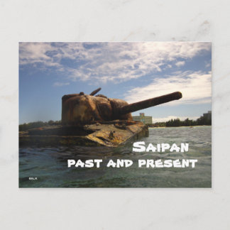 Saipan Past & Present Postcard