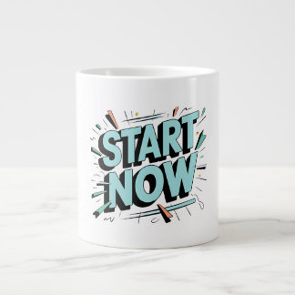 "Saisis le moment : Commence maintenant Mug Motiva