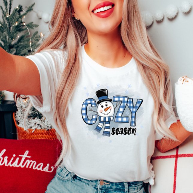 Saison beau Snowman T-Shirt (Créateur téléchargé)