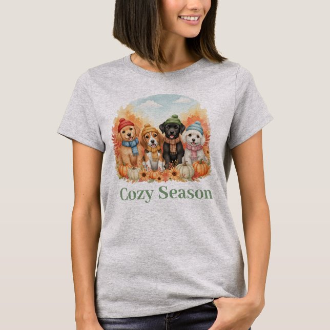Saison cosy Marionnettes d'automne et T-shirt Citr (Devant)