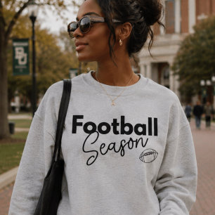 Saison de football, Crewneck Pullover mignon pour
