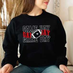 Saison de football Jeu Jour Varsity Sweatshirt