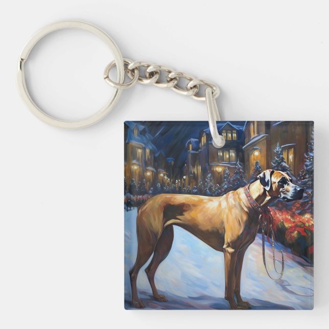 Saison de Noël de Rhodesian Ridgeback (Devant)