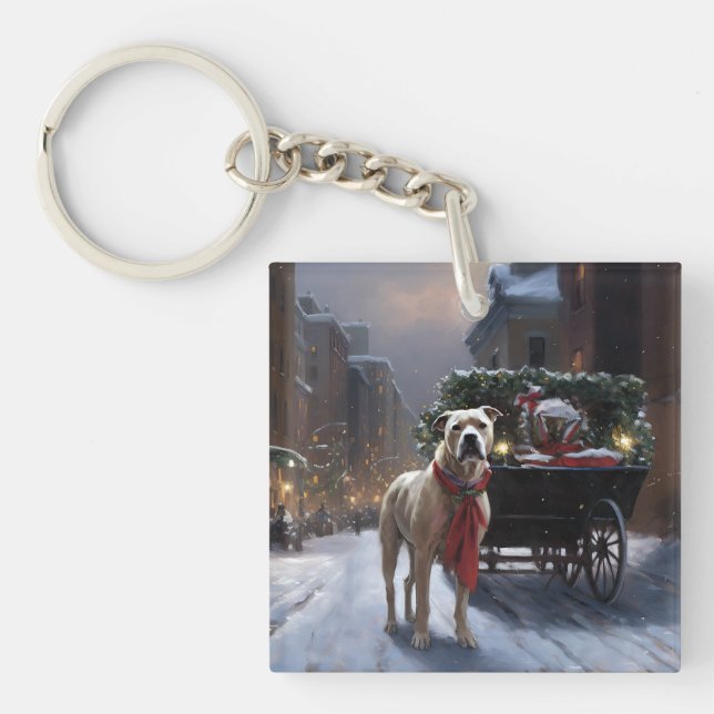 Saison de Noël du American Staffordshire (Devant)