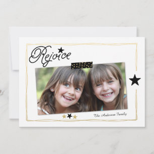 Saison de plaisir   Carte de vacances photo