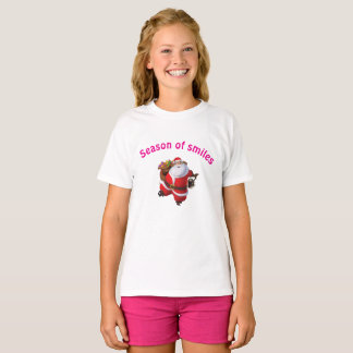 Saison de Sourires.” – T-Shirt de Noël pour Bébé M