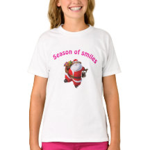 Saison de Sourires.” – T-Shirt de Noël pour Bébé M