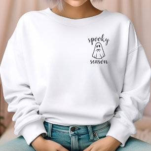 Saison éffrayante Halloween Ghost Sweatshirt pour