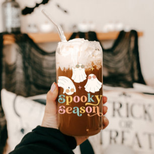 Saison Éffrayante Retro Halloween Cute Ghost