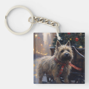 Saison Festive de Noël à Cairn Terrier