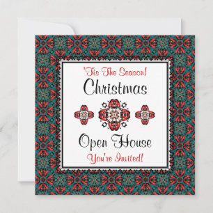 Saison Fêtes de Noël Invitations Open House
