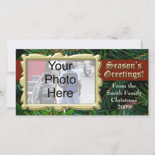 Saisons d'or traditionnelles Salutation Cartes pho