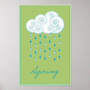 Saisons : Poster du printemps