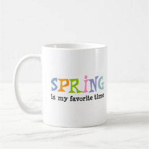 saisons printemps favori mug de café