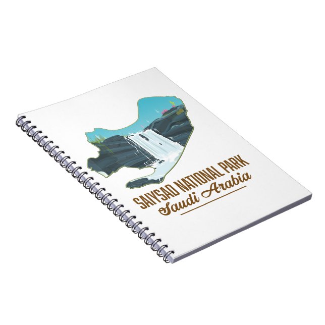 Saiysad National Park, saudi arabia Notebook (Right Side)