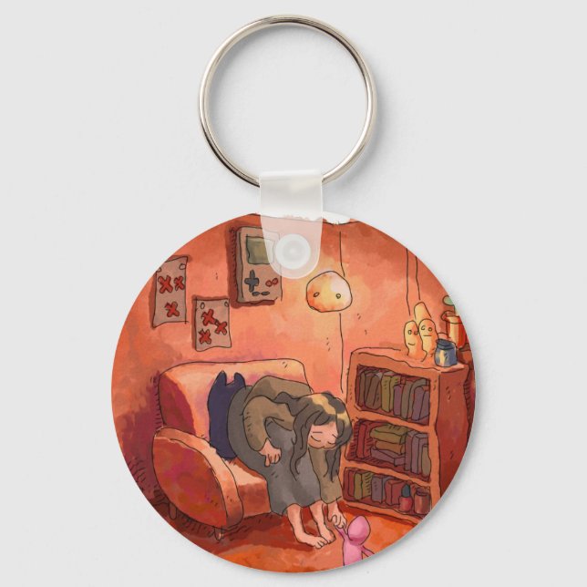 Saji Sakuni Keychain (Front)