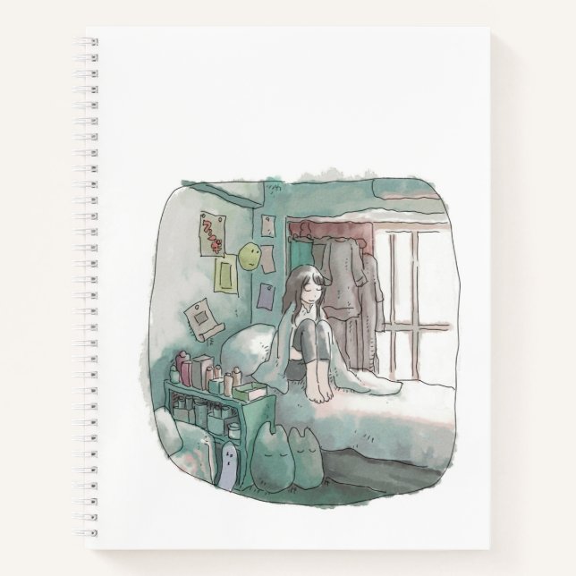 Saji Sakusaki Notebook (Front)