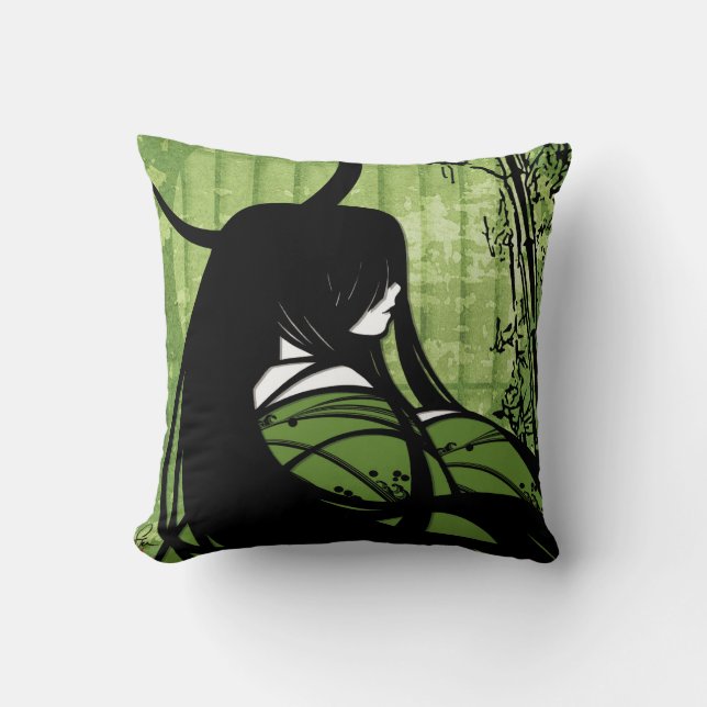 SajuArt Zen "Captured" Pillow (Front)