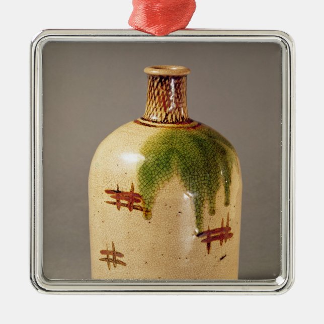 Sake bottle, from Oribe Metal Ornament (Front)