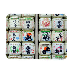 Sake Casks of Ise Shrine, Japan Magnet