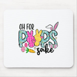 Sake Funny Easter Bunny Print Gles Happy Easter Wo Mouse Pad