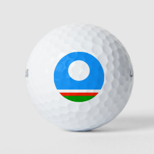 Sakha Flag Golf Balls