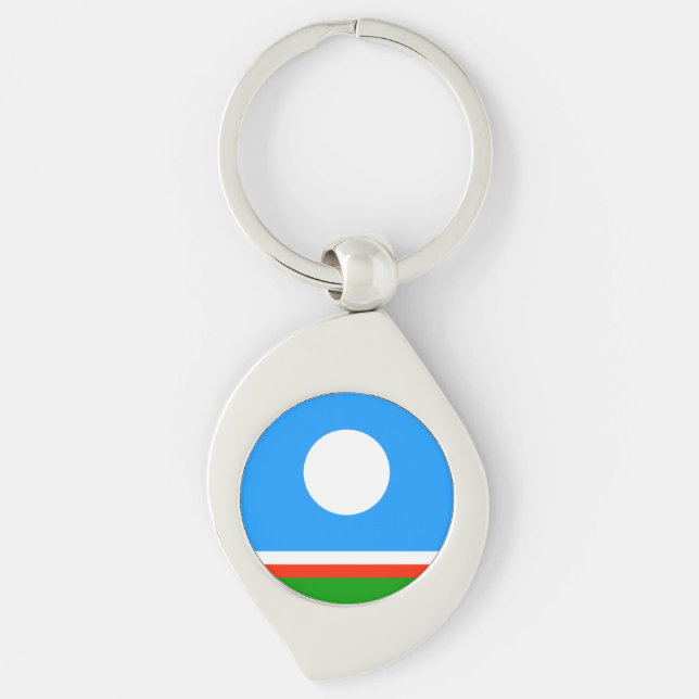 Sakha Flag Keychain (Front)