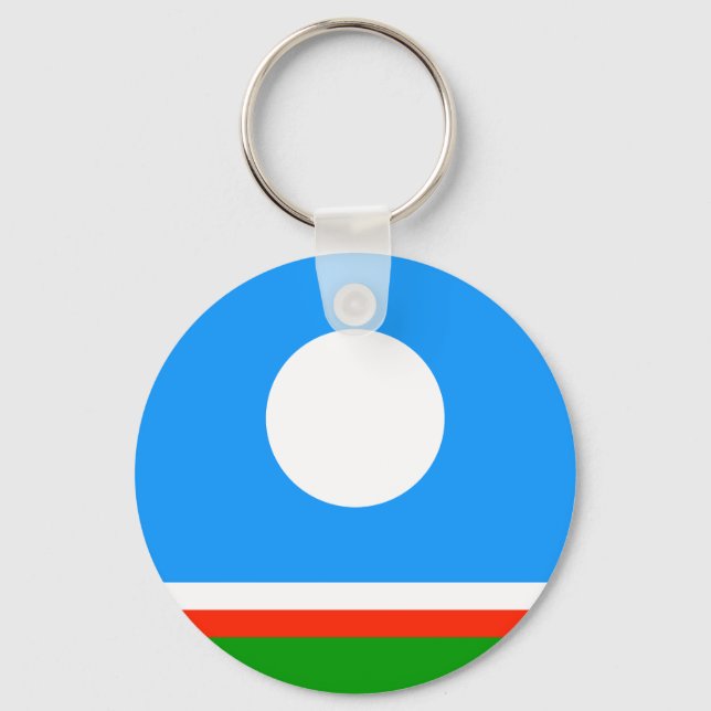Sakha Flag Keychain (Front)